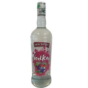 Vodka New Style frutos rojos 1 lt
