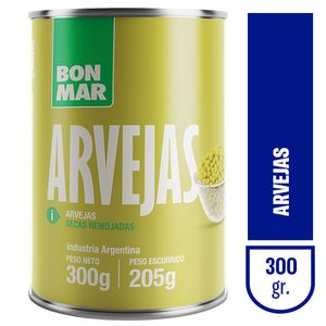 Arveja Bonmar seca remojada 300/350 gr