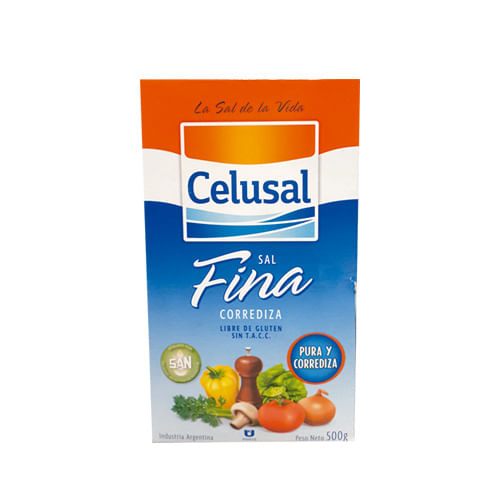 Sal fina Celusal estuche 500 gr
