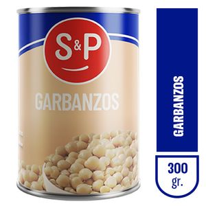 Garbanzo S&P seco remojado en lata 300/350 gr