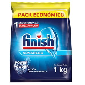 Lavavajillas Finish en polvo para maquinas doy pack 1 kg