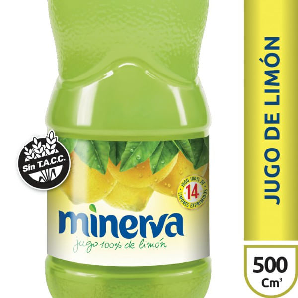 Jugo de limon Minerva pet 500 cc