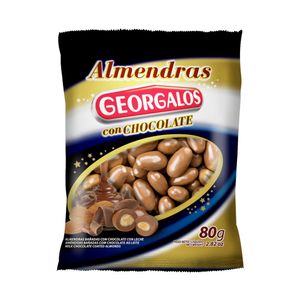 Almendras Georgalos con chocolate 80 gr