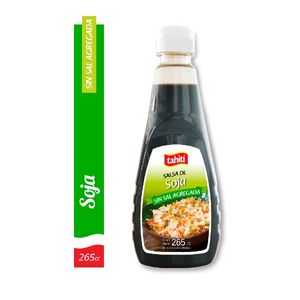 Salsa de soja Tahiti sin sal a gregada 265 cc