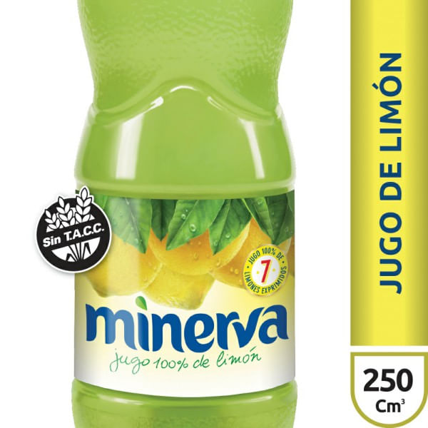 Jugo de limon Minerva pet 250 cc