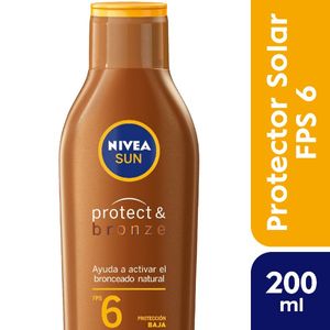 Protector Nivea Sun bronceador F6 200 ml