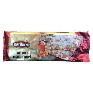 Turron Bariloche de mani con miel 100 gr