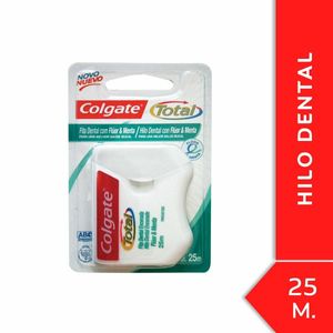 Hilo dental Colgate Total menta 25mt