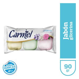 Jabon glicerina Carmel 3 u 90 gr