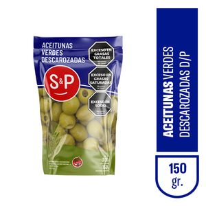 Aceituna verde S&P descarozada doy pack 180 gr