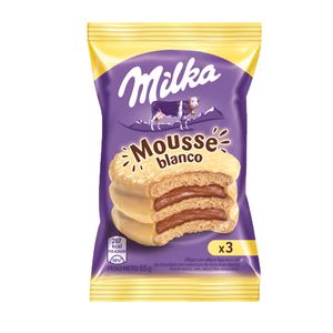 Alfajor Milka triple mousse blanco 55 gr