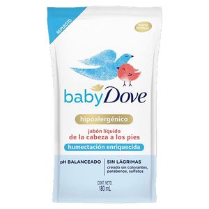 Jabon liquido Dove Baby humectacion enriquesida rep.180 ml