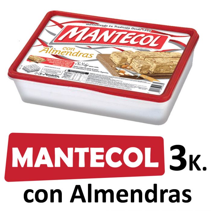 Postre MANTECOL balde c/almendras 3.4 kg