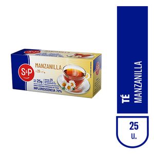 Te S&P manzanilla 25 u