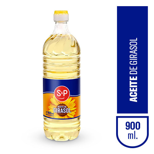 Aceite girasol S&P pet 900 cc