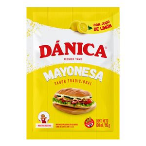 Mayonesa Danica tradicional sachet 95 gr