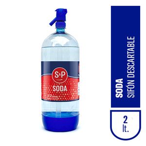 Soda S&P sifon descartable 2 lt