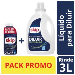 Jabon liquido Skip para diluir 500 cc +botella