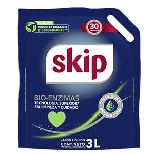 Jabon liquido Skip diluido doy pack 3 lt
