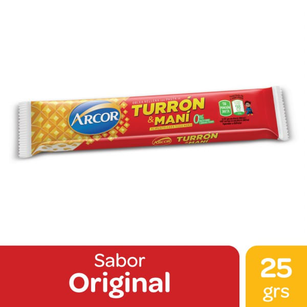 Turron de mani Arcor 25 gr