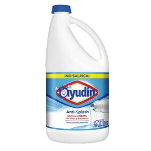 Lavandina Ayudin liquida anti splash nuevo 2 lt