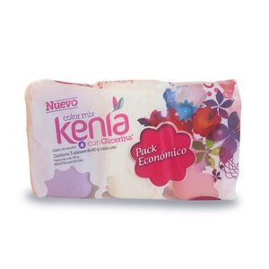 Jabon en pastilla Kenia colormi 3 u 80 gr