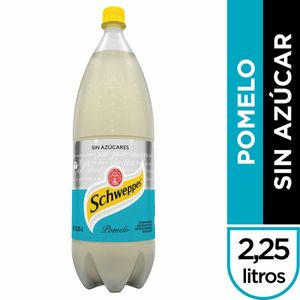 Gaseosa Schweppes pomelo sin azucar 2.25 lt