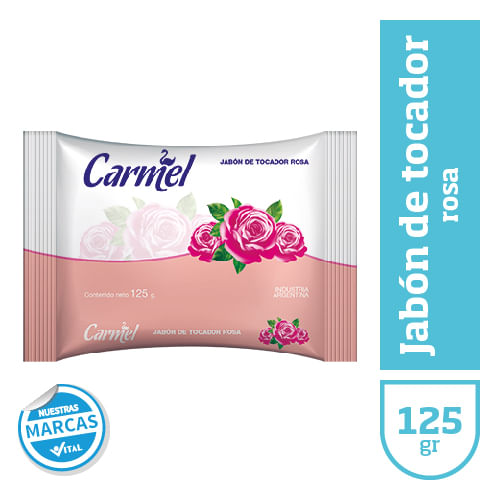 Jabon Carmel rosa  125 gr