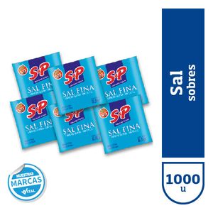 Sal fina S&P sobres 1000 u