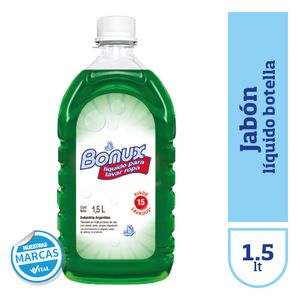 Jabon liquido Bonu botella 1.5 lt