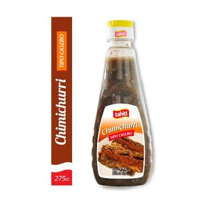 Salsa chimichurri Tahiti tipo casero pet 275 gr