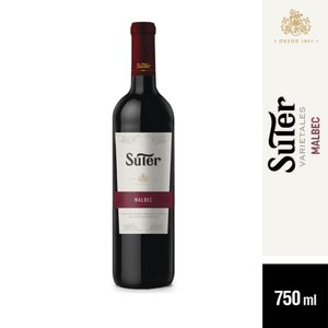 Vino Suter malbec 750 cc