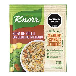 Sopa KNORR pollo/dedalitos int. 80 gr
