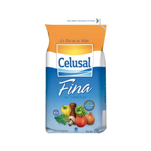 Sal fina Celusal paquete 500 gr