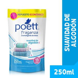 Perfumante Poett Fraganza suavidad de algodon repuesto 250 cc
