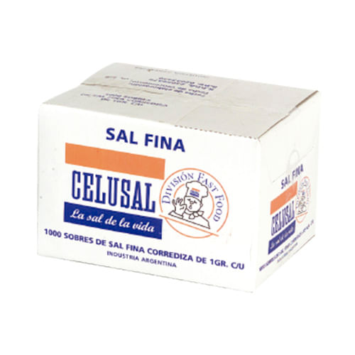 Sal fina Celusal en sobres 1000 u