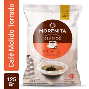 Cafe molido La Morenita clasico intenso 125 gr