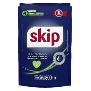 Jabon liquido Skip doypack 800 cc