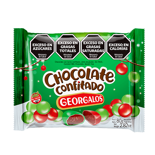 Confites Georgalos con chocolate 80 gr