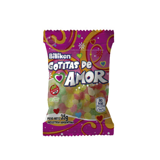 Gomitas BILLIKEN gotitas de amor 35 gr