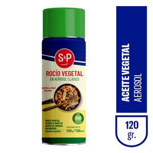 Aceite vegetal S&P aerosol 120 gr