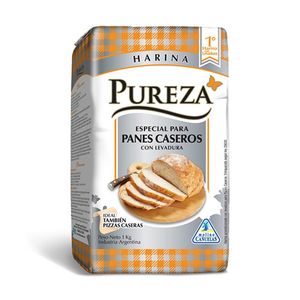 Harina Pureza con levadura para pan casero 1 kg