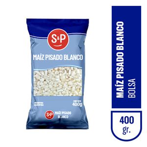 Maiz S&P pisado blanco bolsa 400 gr