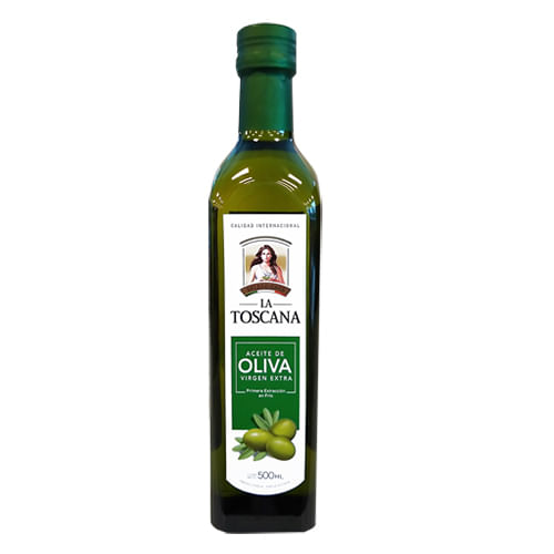 Aceite oliva La Toscana botella 500 cc