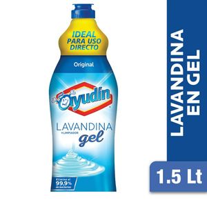 Lavandina Ayudin en gel original botella 1.5 lt