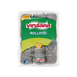 Esponja Virulana rollito 42g 6 u