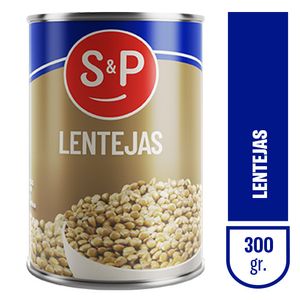 Lenteja S&P seca remojada en lata 350 gr