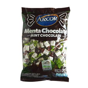 Caramelos Arcor delicias menta/chocolate 715 gr