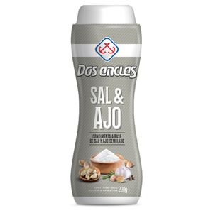 Sal con ajo Dos Anclas salero 200 gr