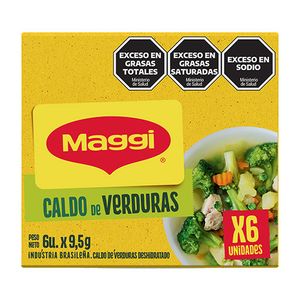 Caldo Maggi verduras 6 u